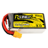 Tattu R-Line Version 3.0 1550mAh 14.8V 120C 4S1P Lipo Tattu R-Line Version 3.0 1550mAh 14.8V 120C 4S1P Lipo