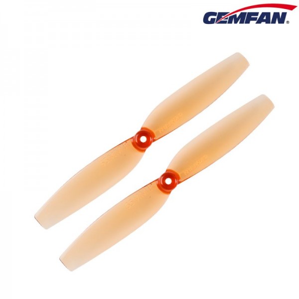 GEMFAN 65mm 2-Blatt Prop Toothpick Orange